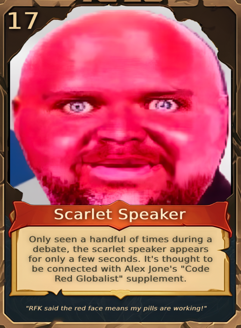 The JD Vance Trading Card Deck (18 unique cards)