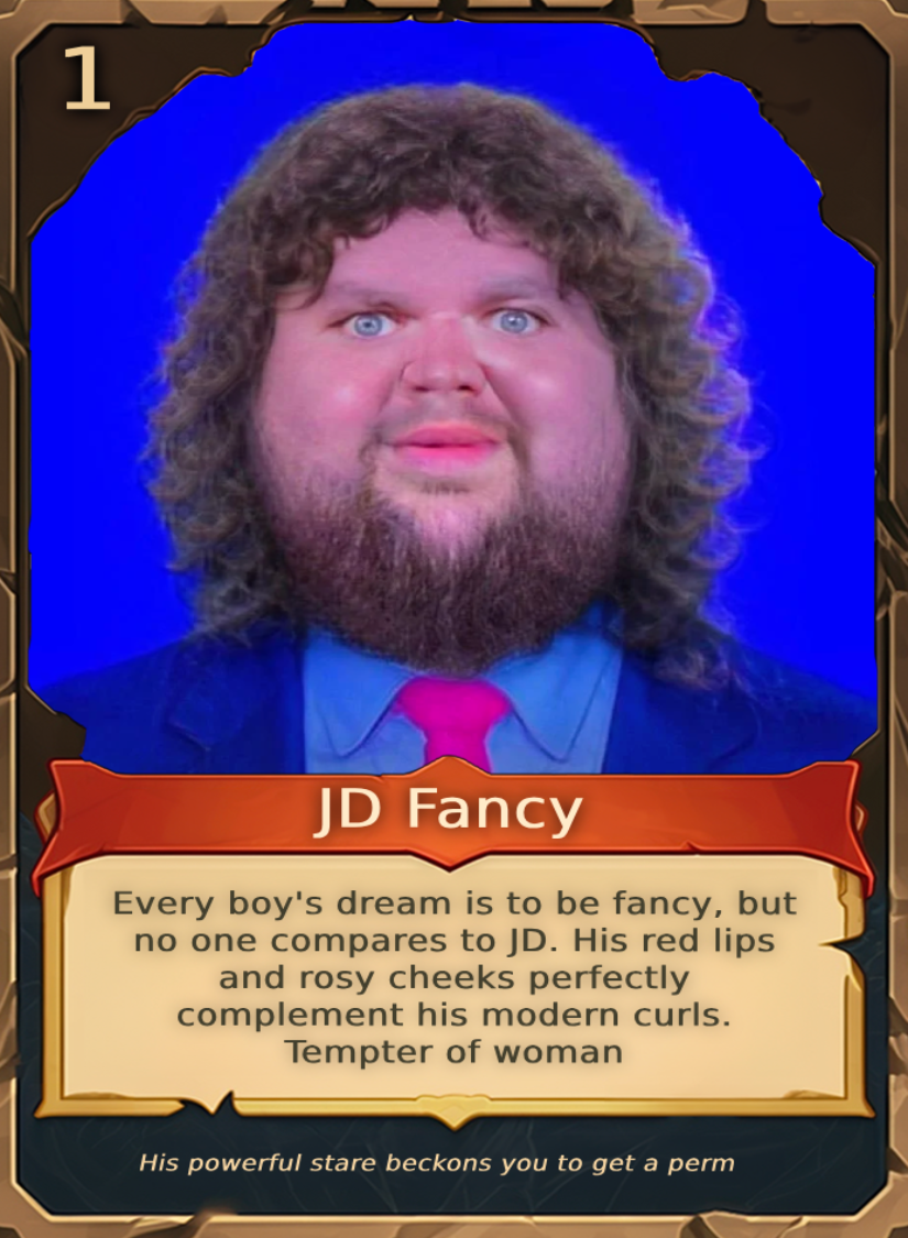 The JD Vance Trading Card Deck (18 unique cards)