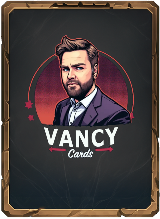 The JD Vance Trading Card Deck (18 unique cards)